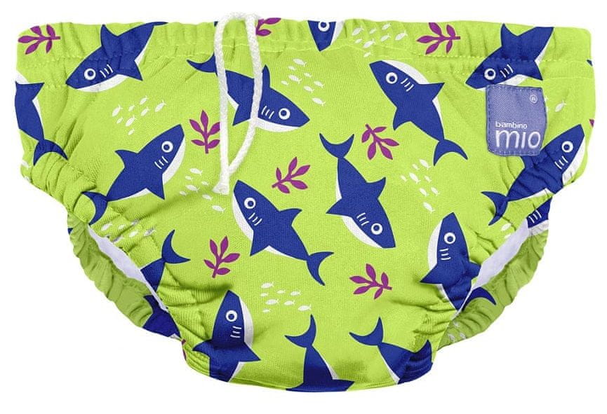 Bambinomio Dojčenské plavky Neon Shark veľ. S